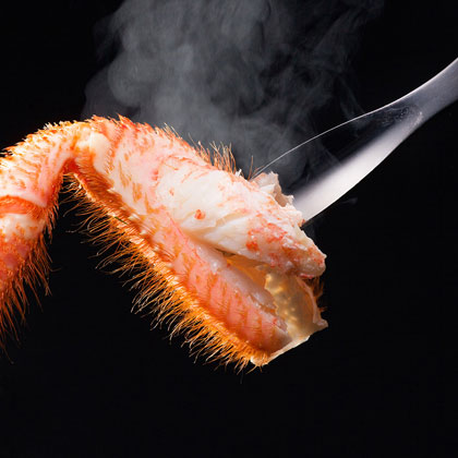 フード撮影毛蟹画像