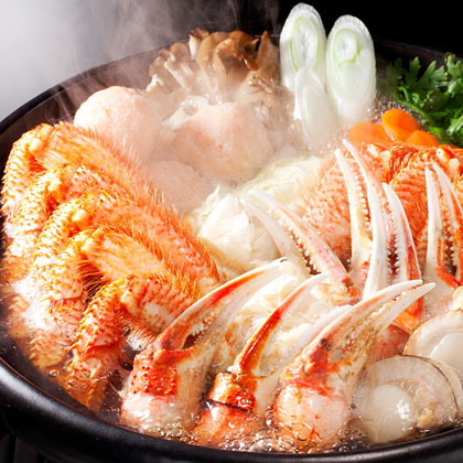 フード撮影蟹鍋画像