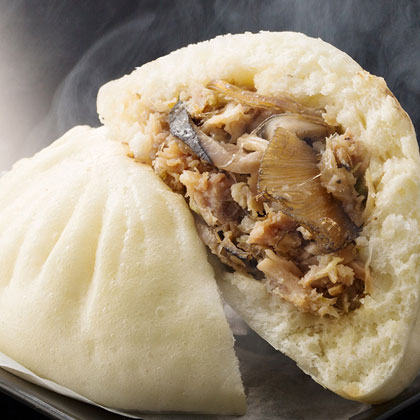 フード撮影肉まん画像